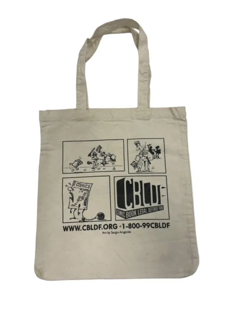 2011 CBLDF SERGIO ARAGONES CANVAS TOTE BAG