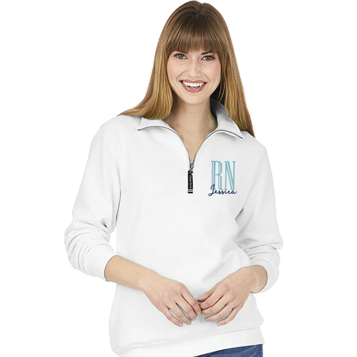 9359 |  Charles River  Unisex (mens) Quarter Zip Sweatshirt |Tall Certifications PLUS Totebag COMBO