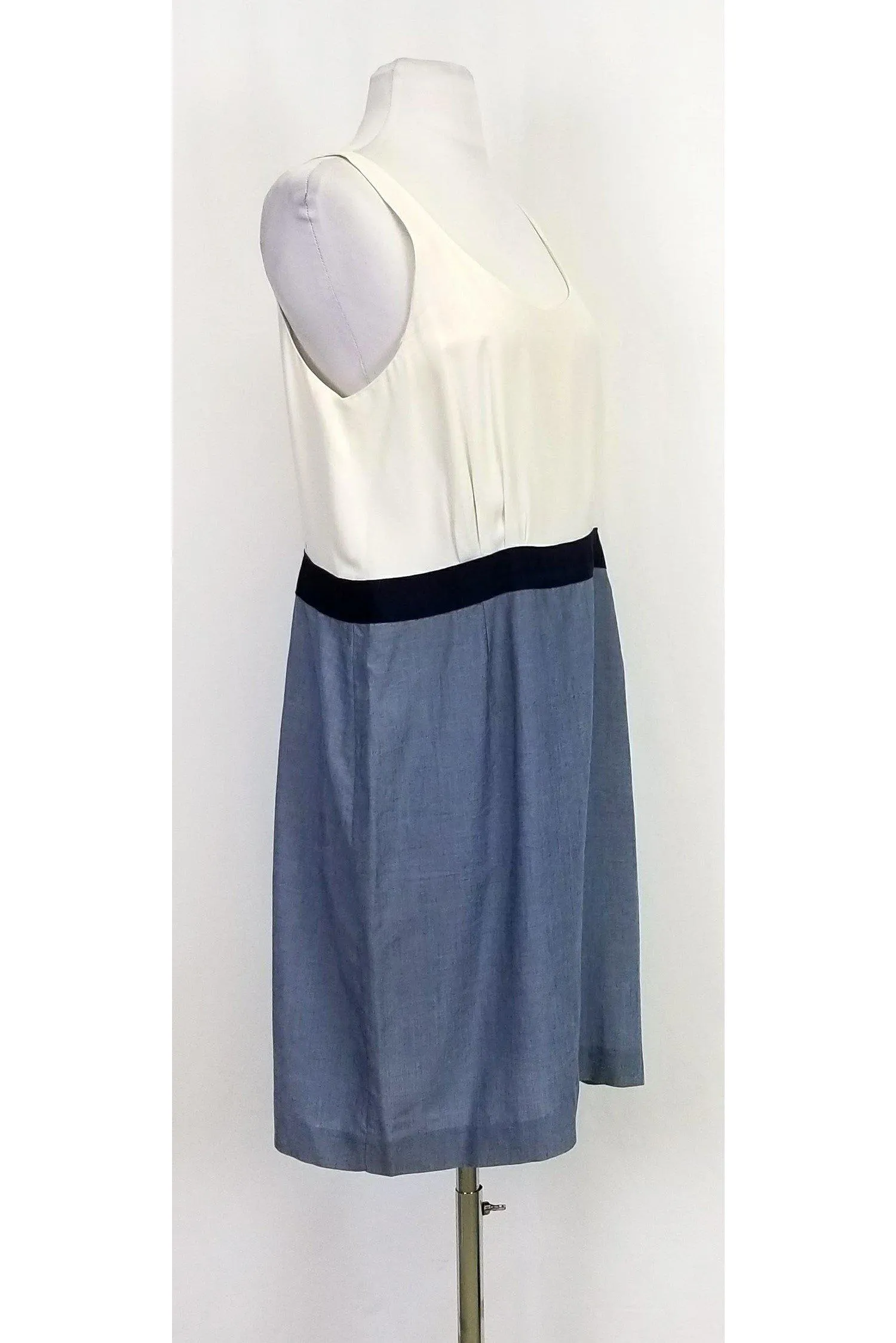 Adam Lippes - White Chambray Dress Sz 12