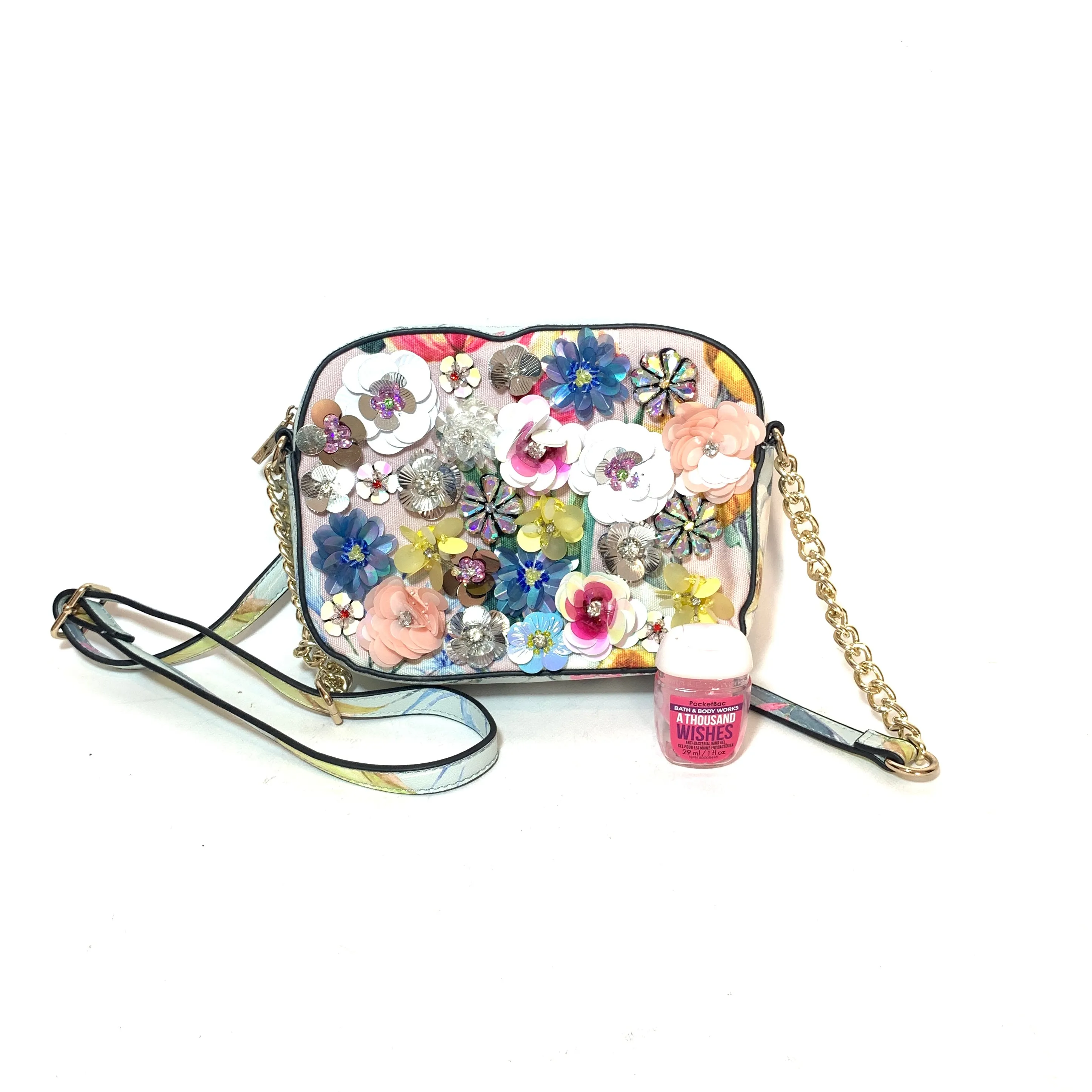 ALDO Multicoloured Floral Embellished Crossbody | Gently Used |