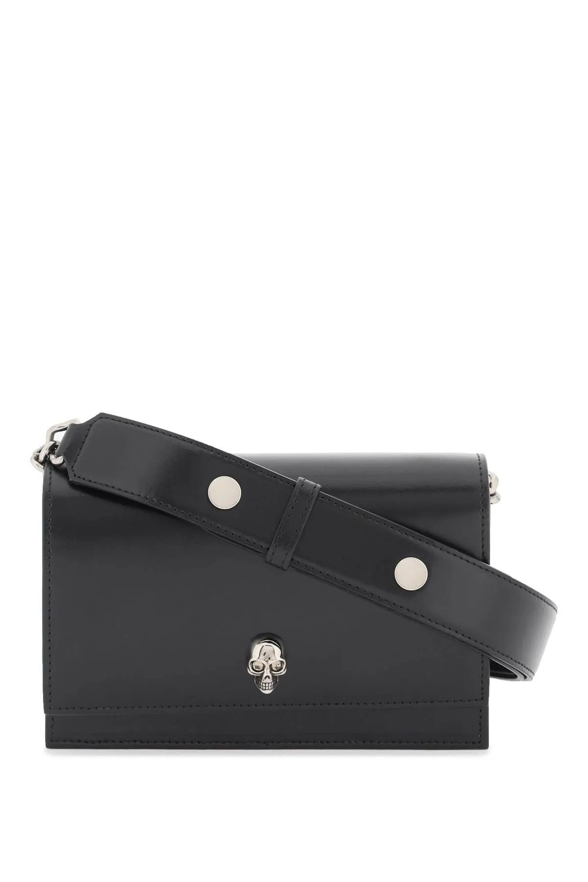 Alexander Mcqueen Small Leather Skull Bag