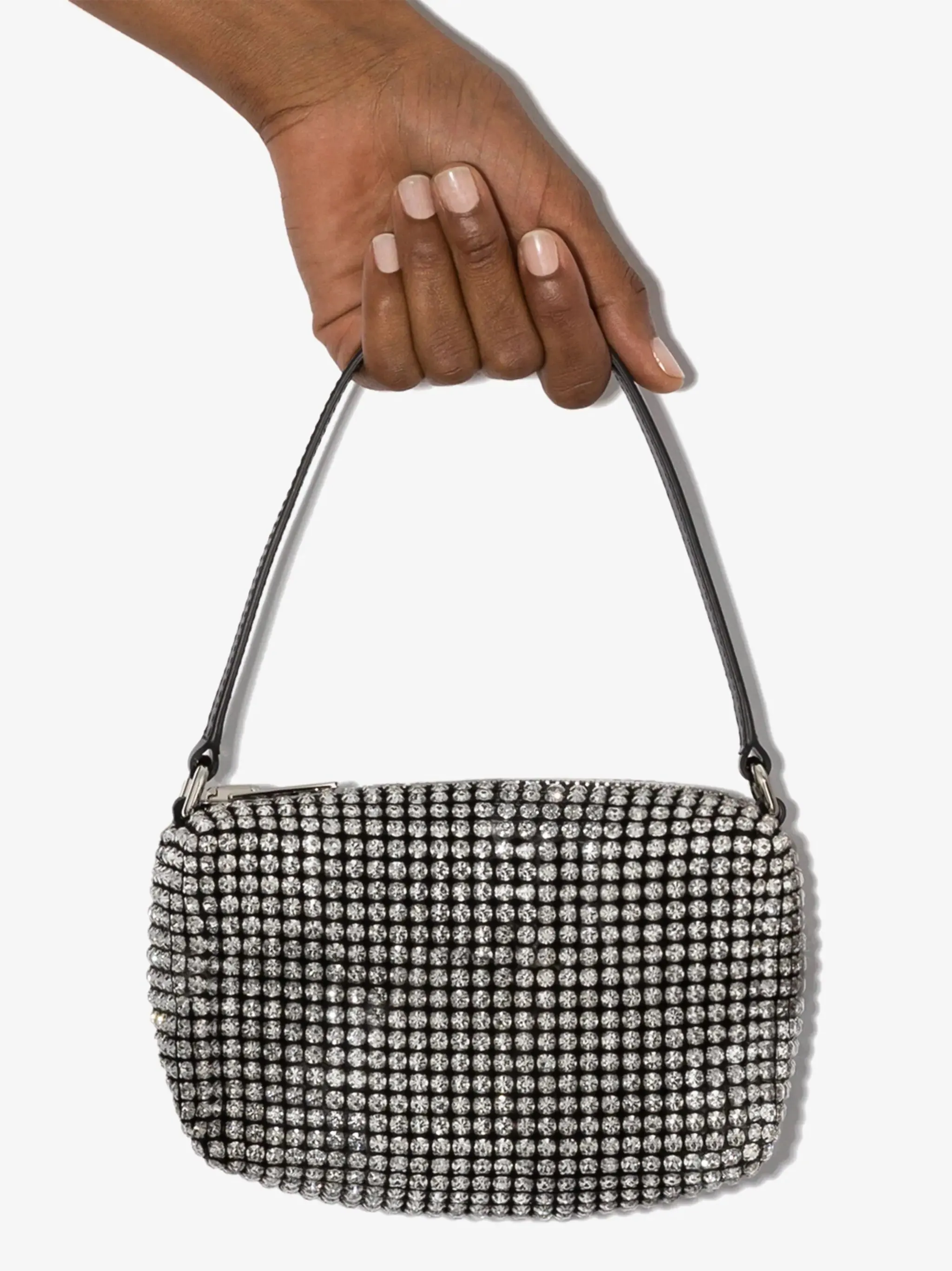 ALEXANDER WANG - Chain Mesh Rhinestone Pouch