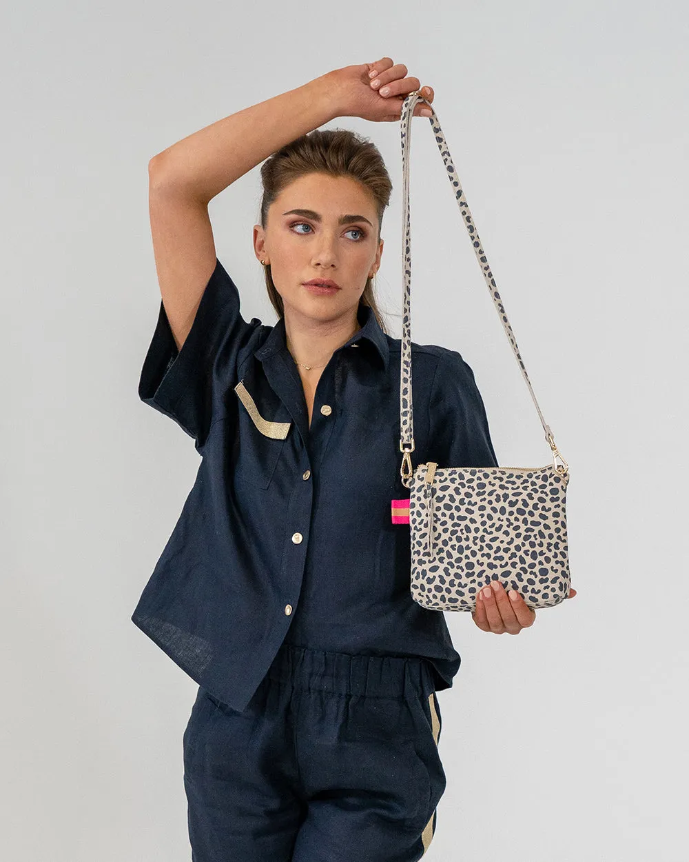 Alexis Crossbody - Spot Suede