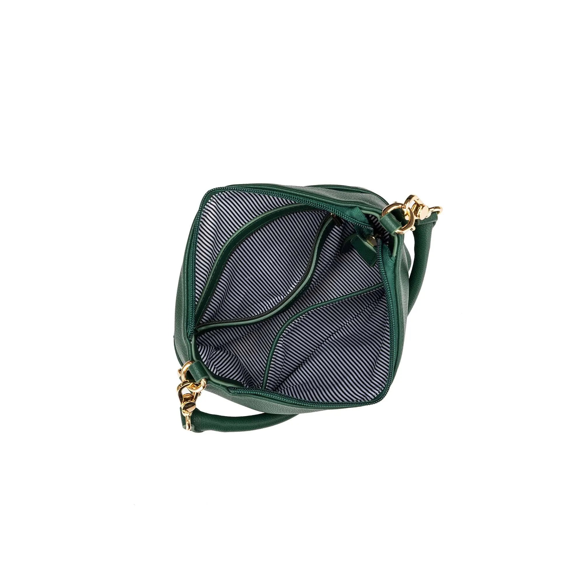 Alice Dark Olive Top Handle Crossbody Bag