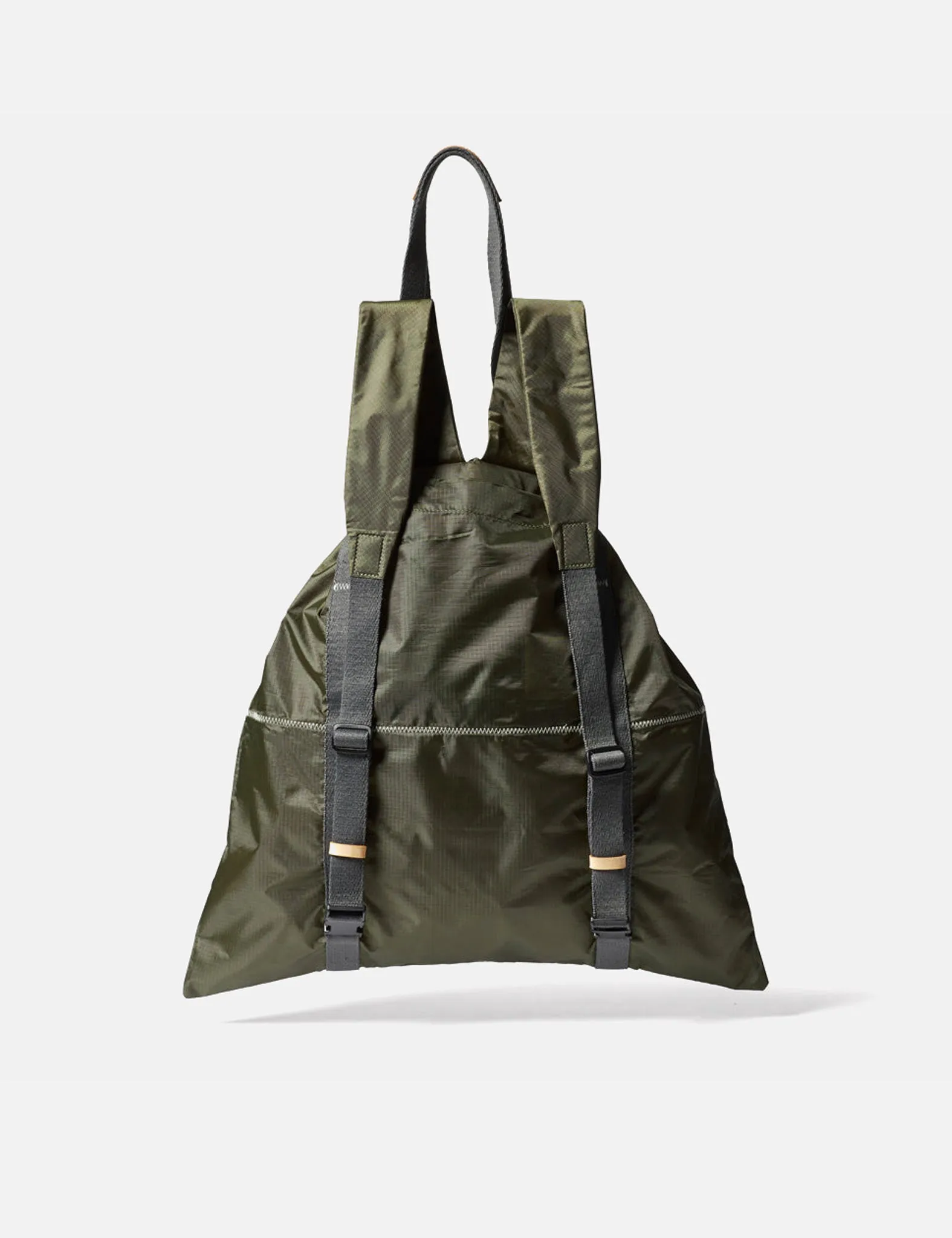 Ally Capellino Harvey Drawstring Backpack - Khaki Brown