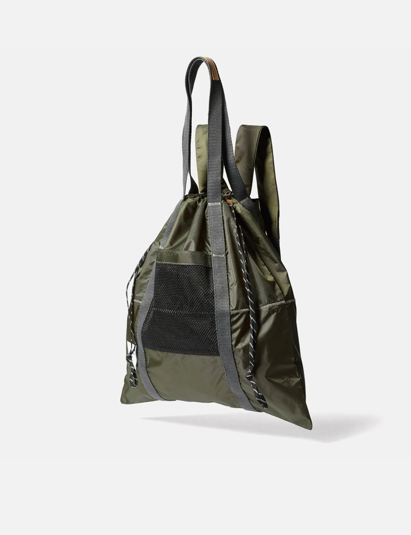 Ally Capellino Harvey Drawstring Backpack - Khaki Brown