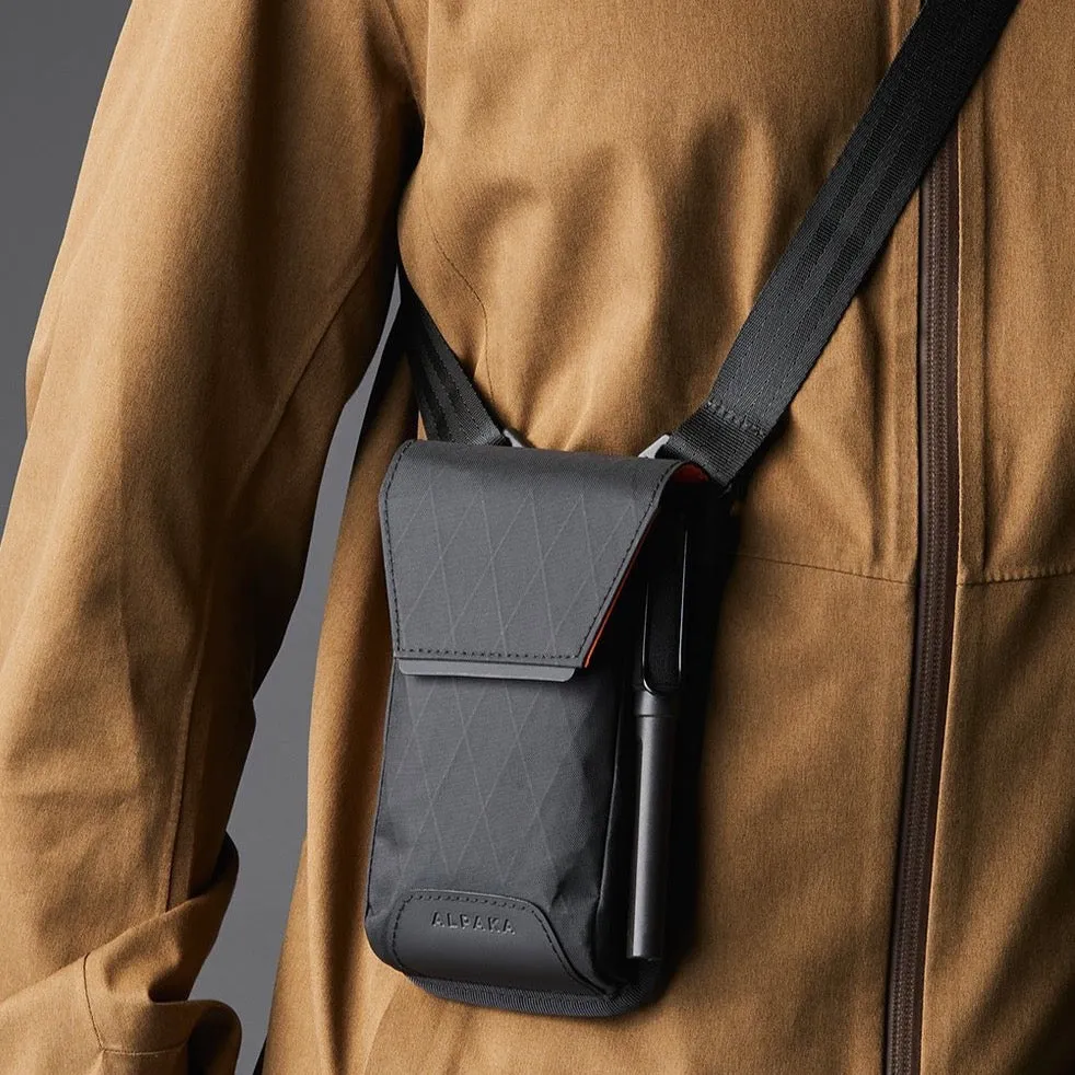 Alpaka Modular Phone Sling Limited Edition Black