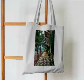 Anime Street View Tote Bag