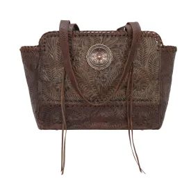 Annie's Secret Tote with Side Compartment - Brown