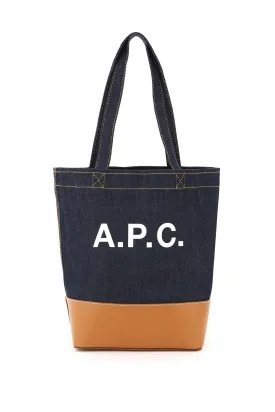 A.p.c. Axel Small Denim Tote Bag