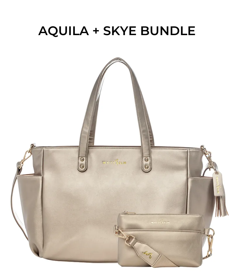 Aquila Tote Bag - Champagne