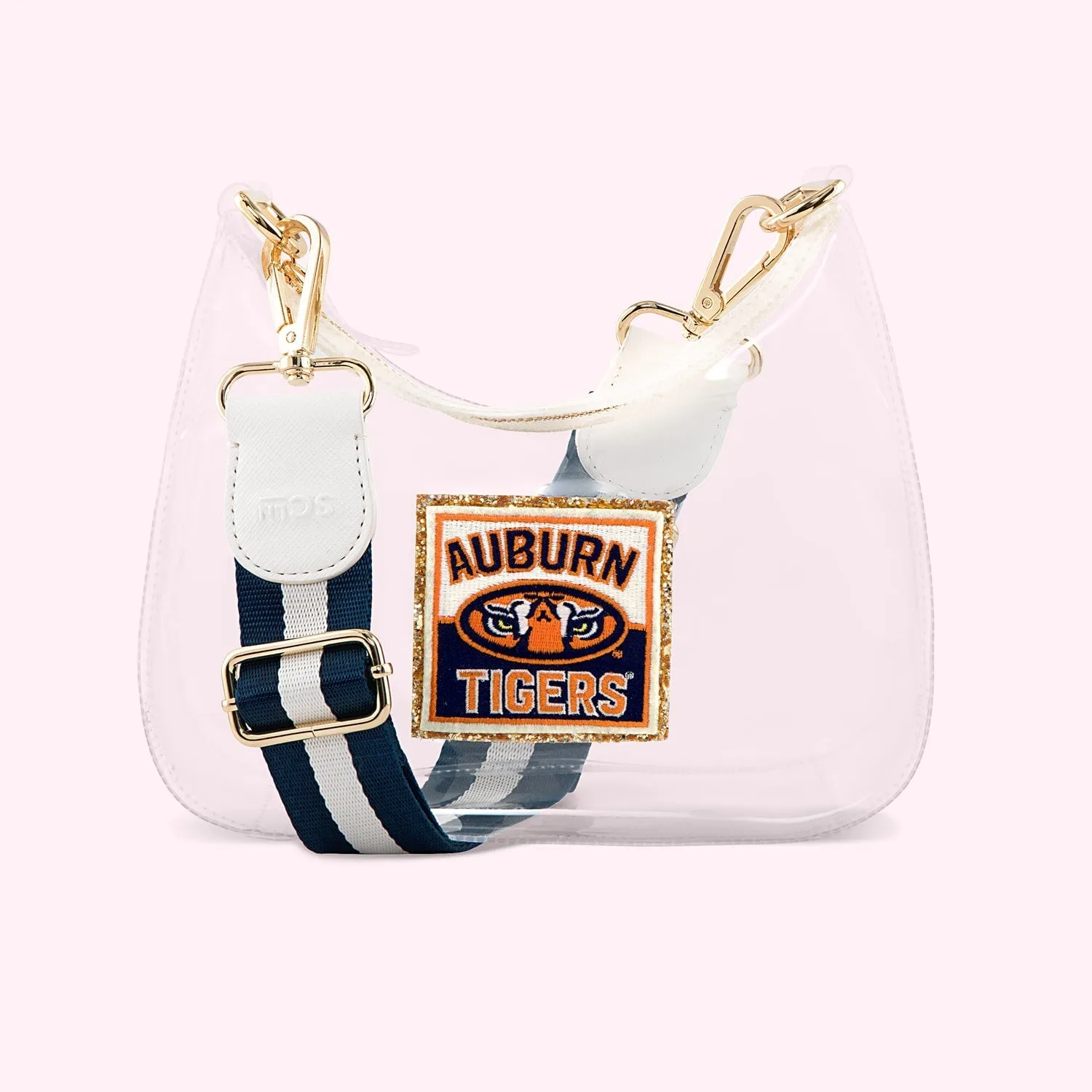 Auburn University Clear Curved Crossbody Bag