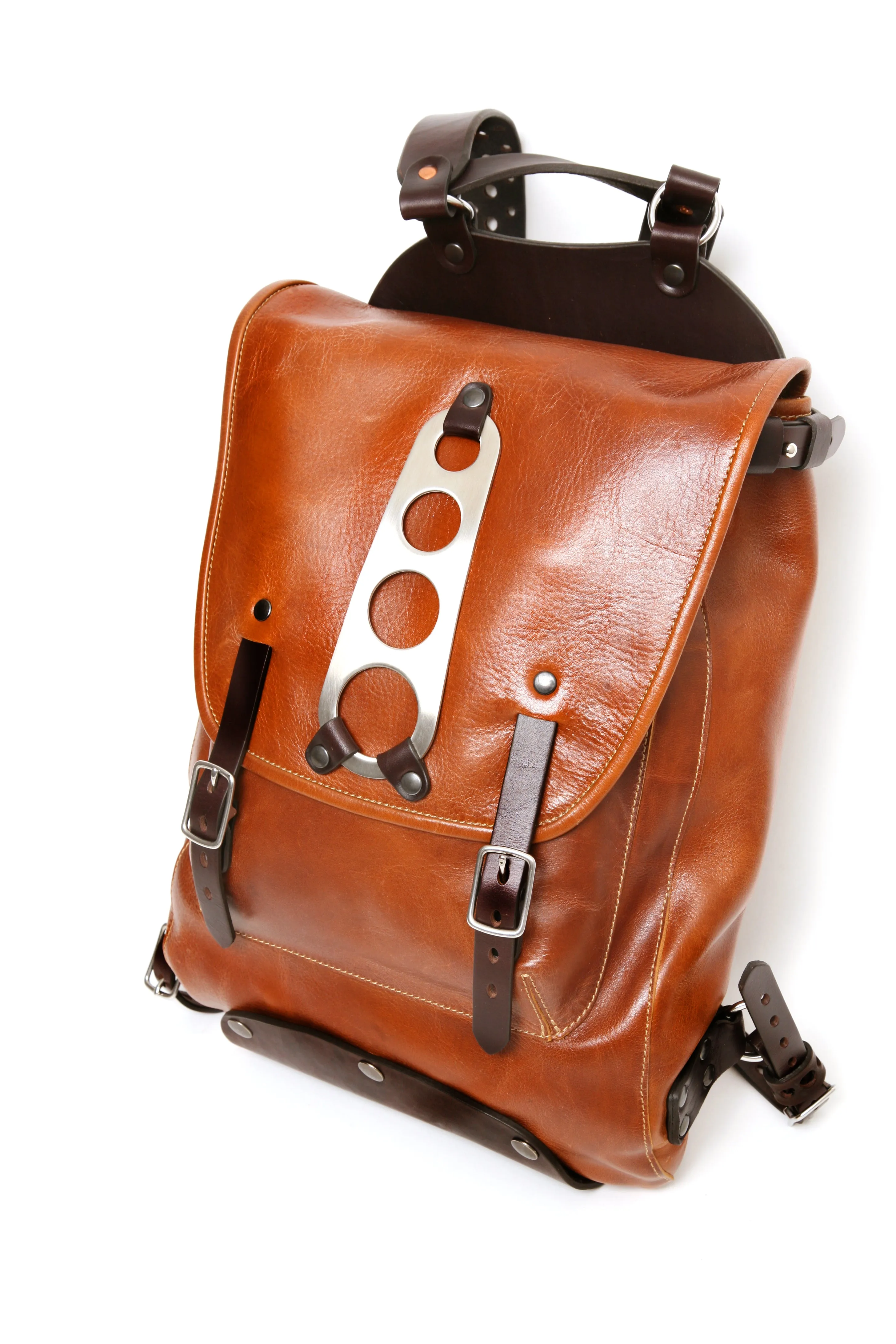 Backpack Leone vintage brown buffalo