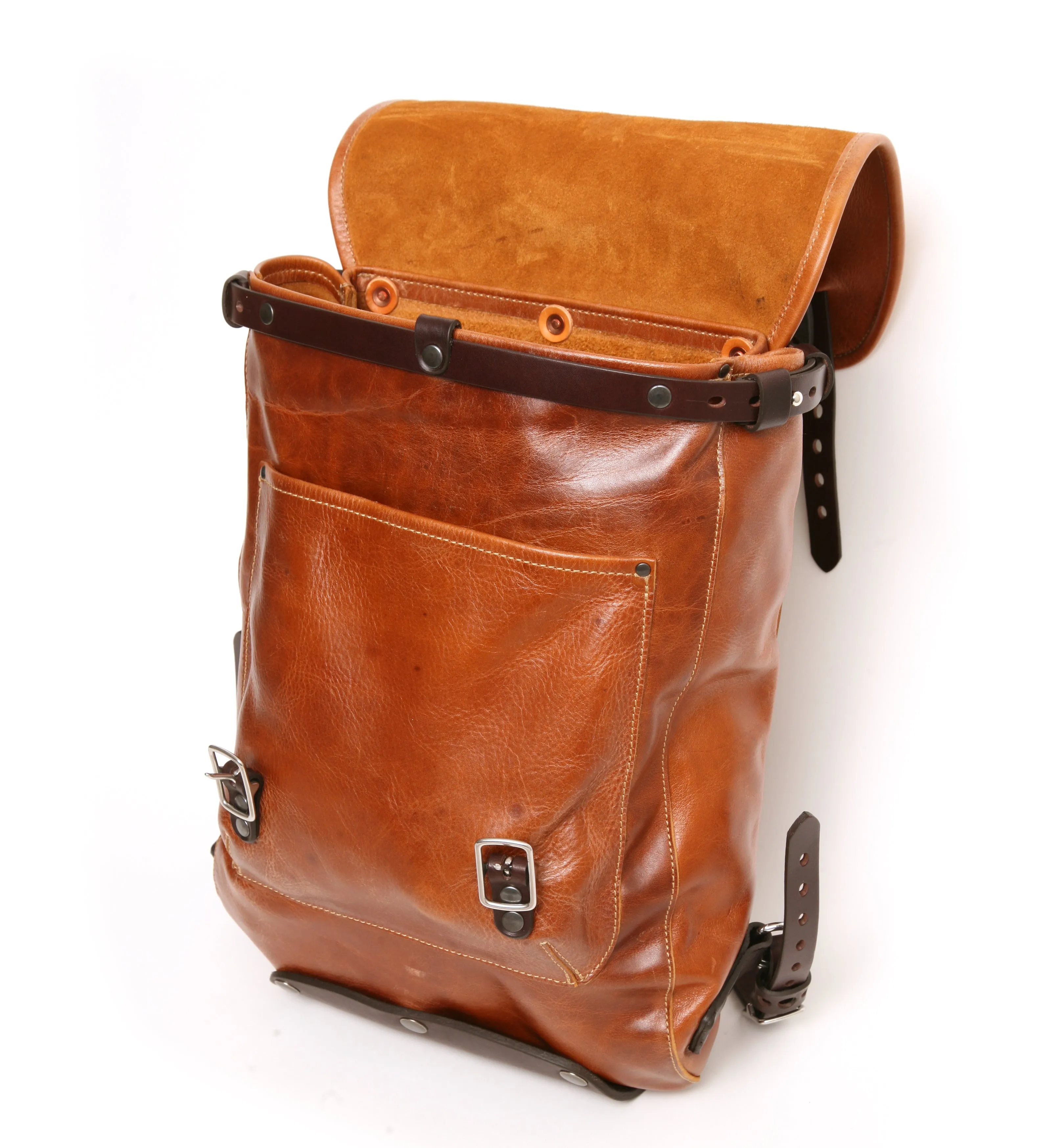 Backpack Leone vintage brown buffalo