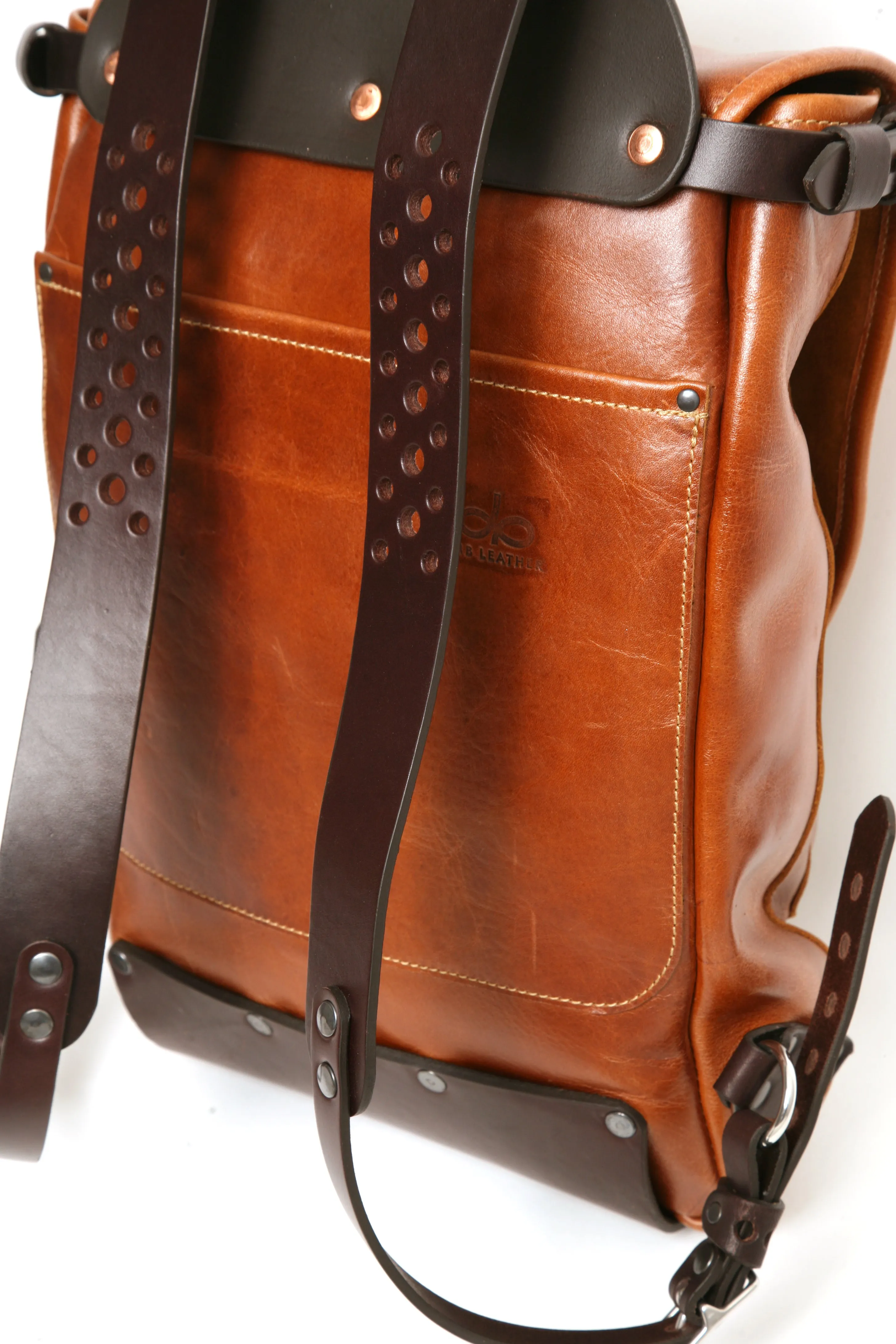 Backpack Leone vintage brown buffalo