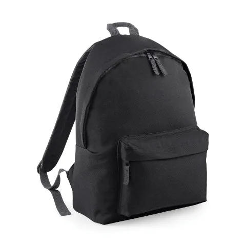 BagBase Maxi Fashion Backpack - Black