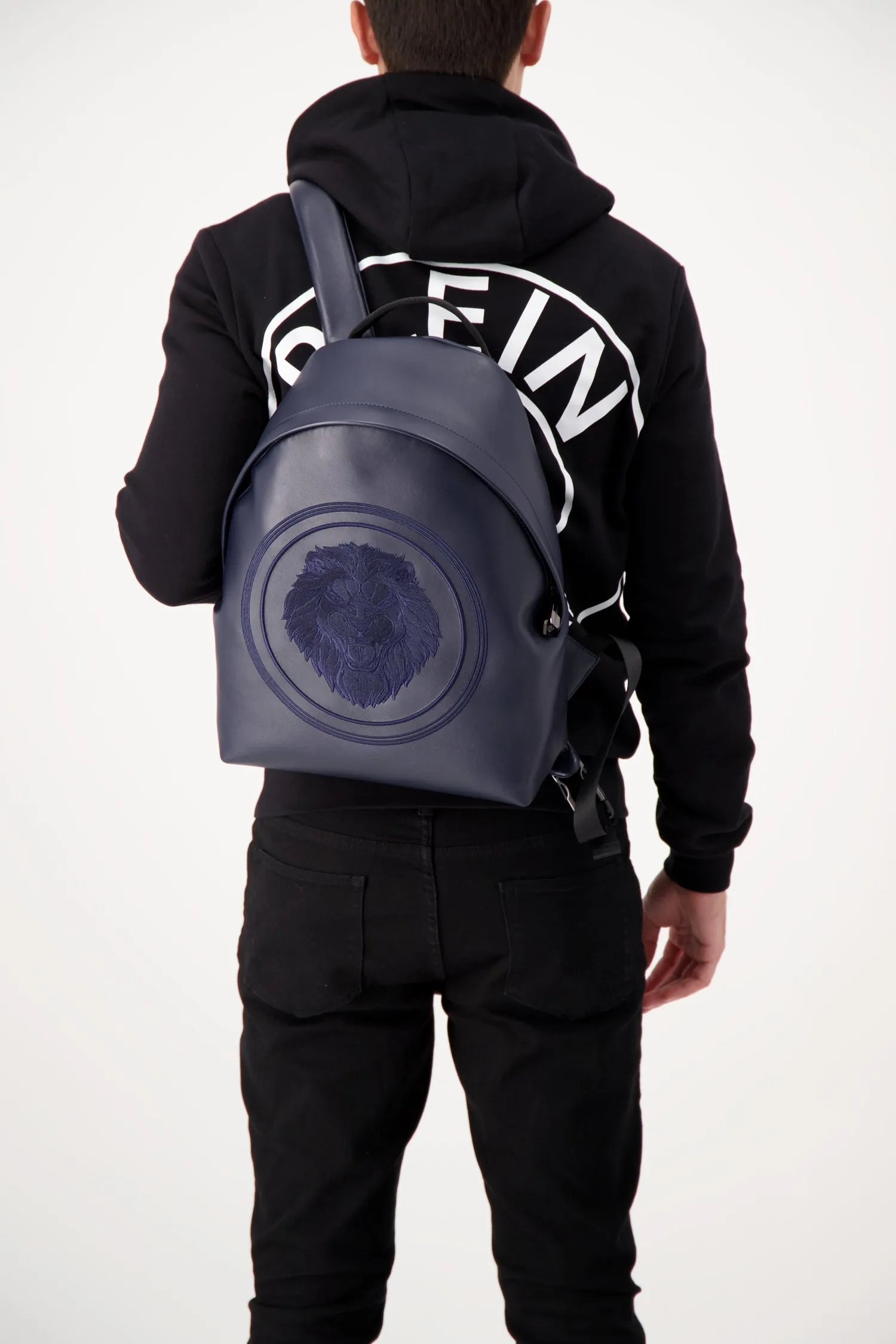 Billionaire Dark Blue Medium Lion Backpack