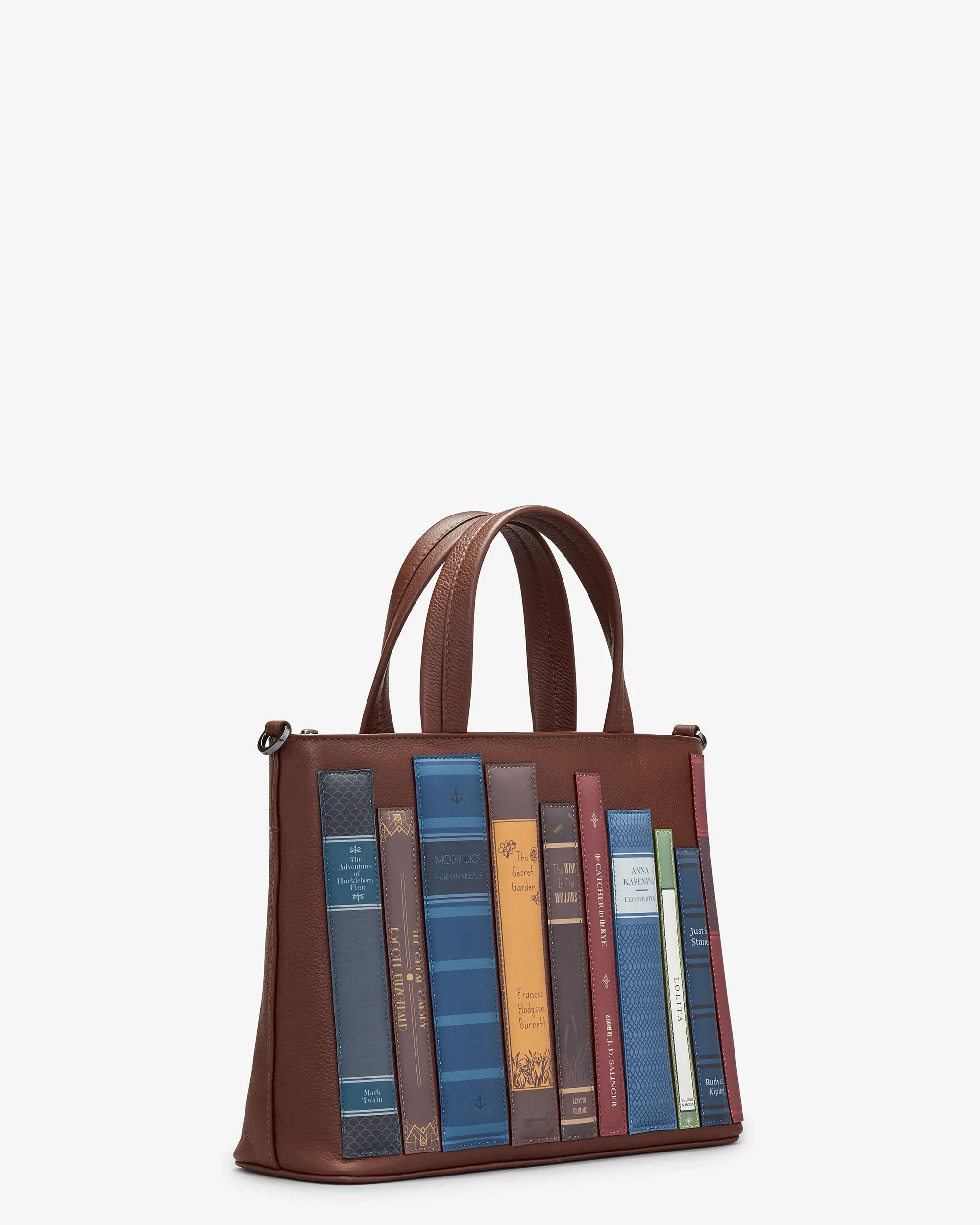 Bookworm Brown Leather Multiway Grab Bag