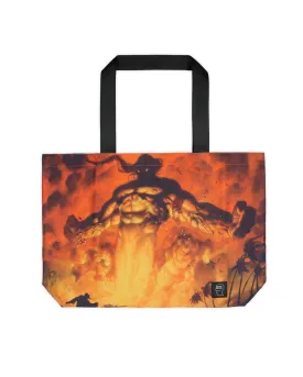 Brain Dead x Magic: The Gathering Mahamoti Djinn Tote Bag - Fire Red