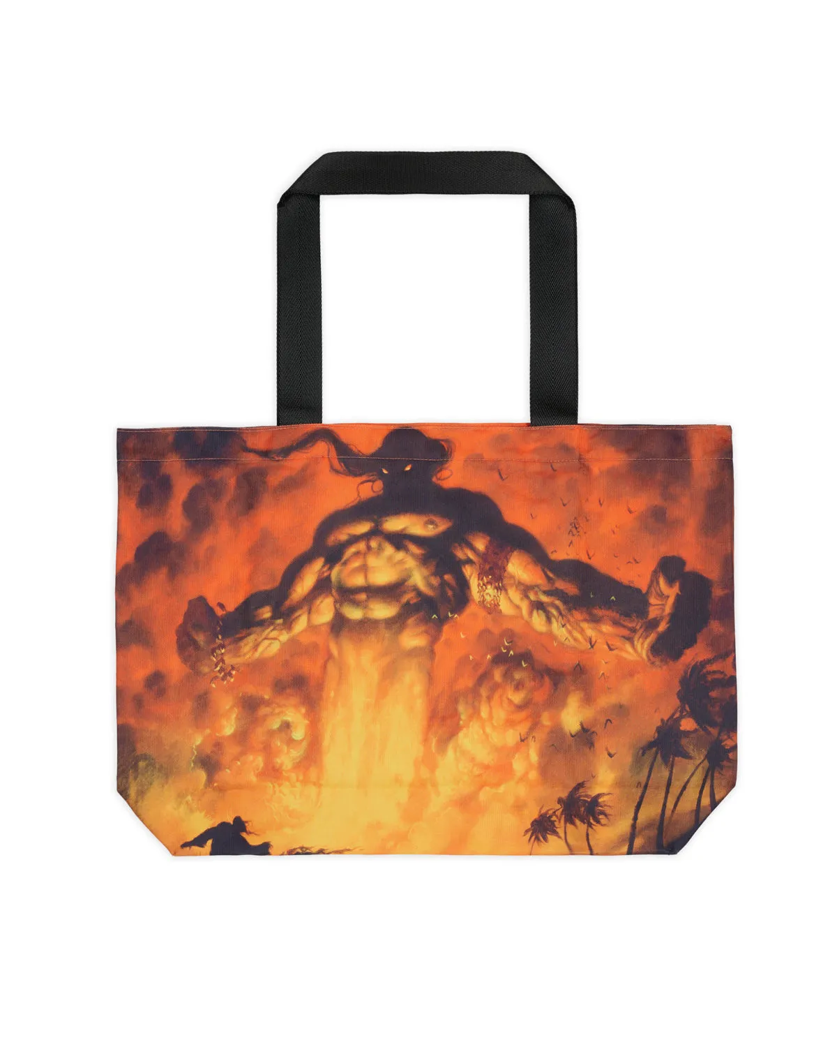 Brain Dead x Magic: The Gathering Mahamoti Djinn Tote Bag - Fire Red