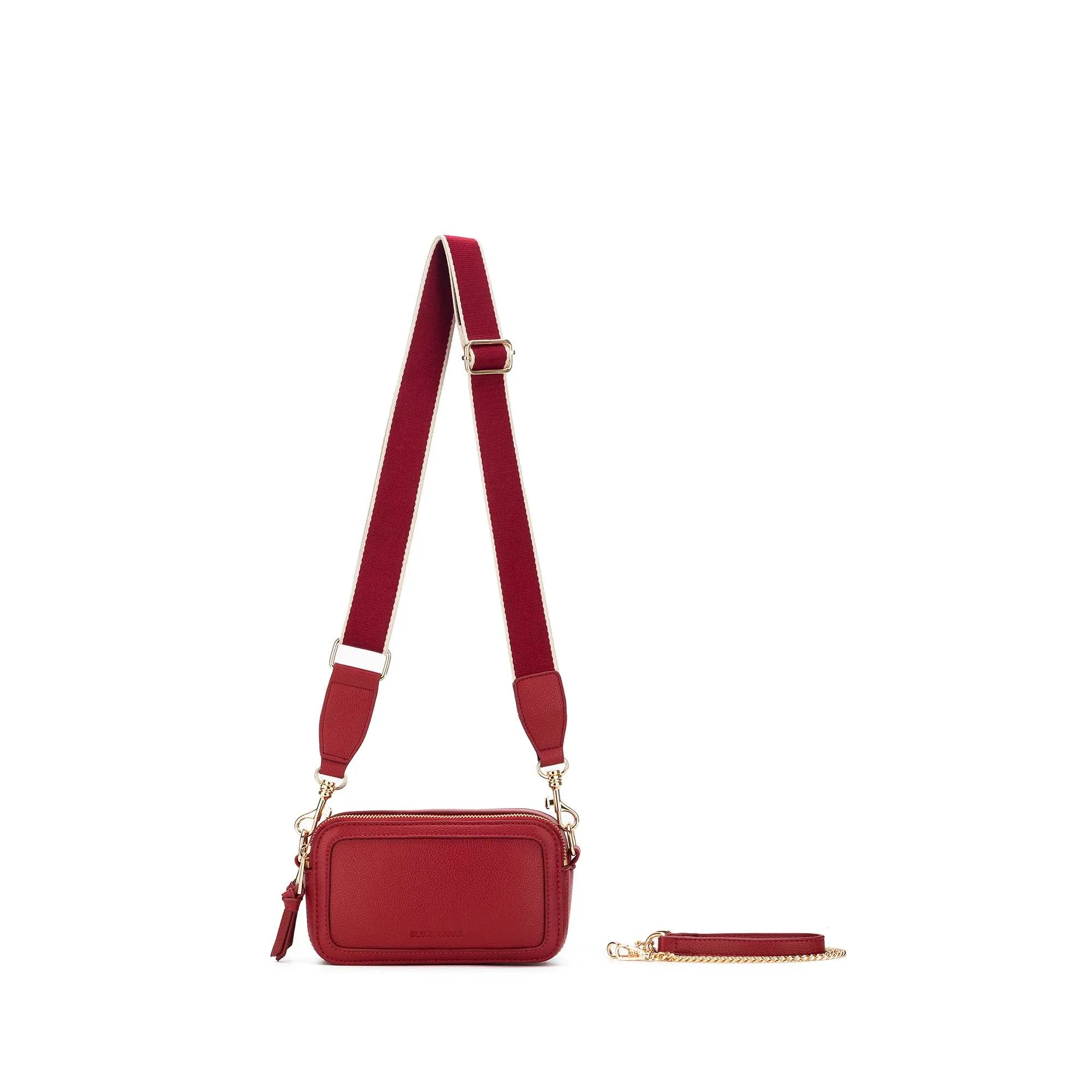 Brooklyn Deep Red Camera Bag