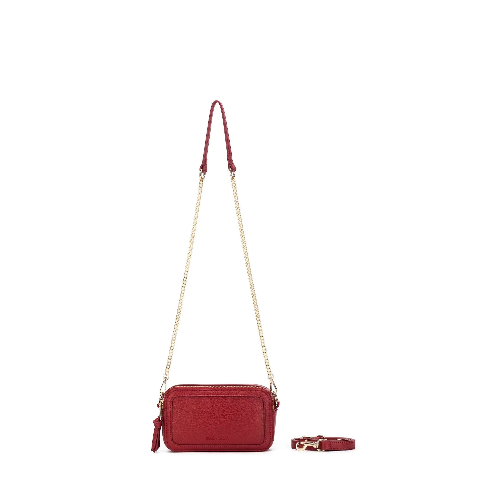 Brooklyn Deep Red Camera Bag