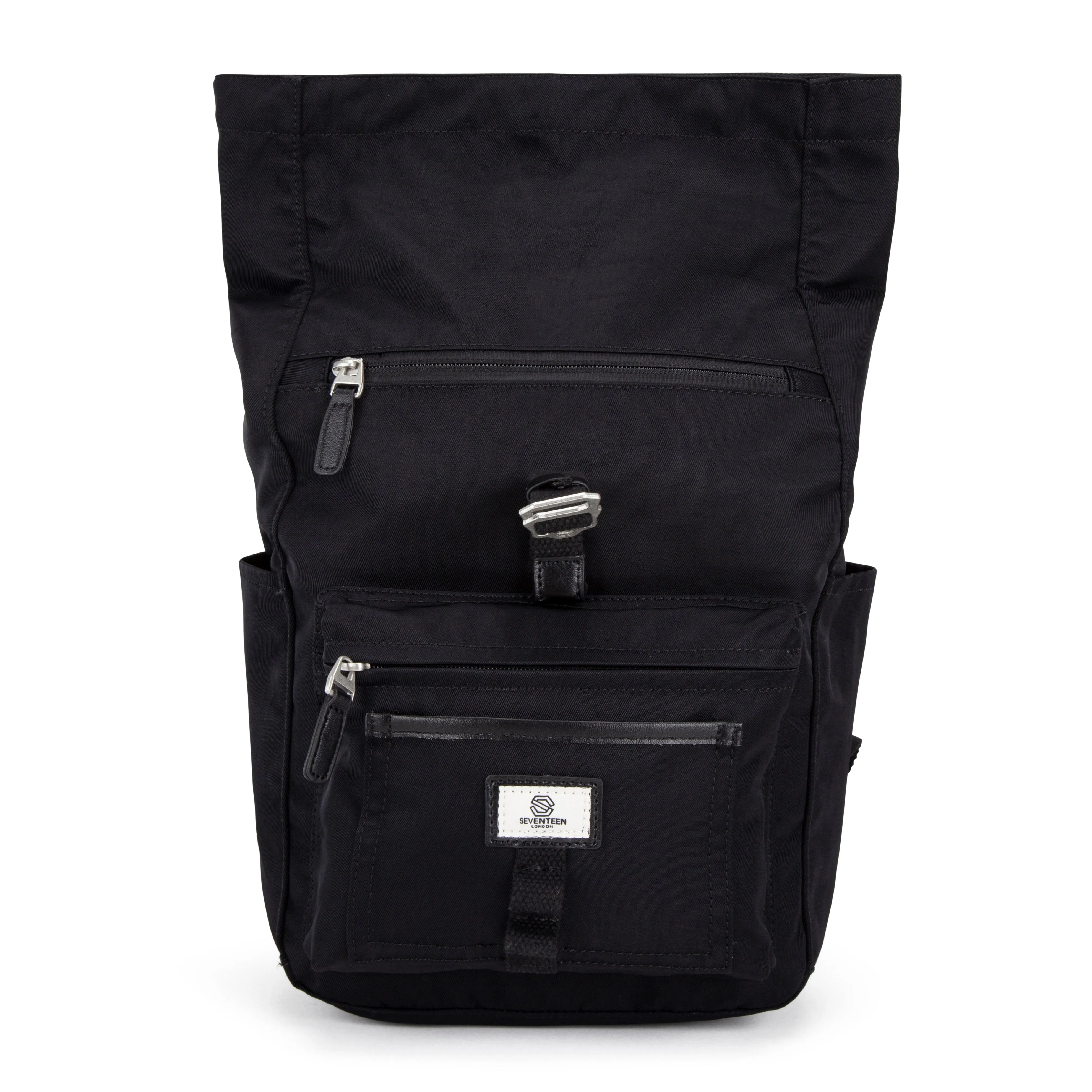 Canary Wharf Mini Backpack - Black with Black