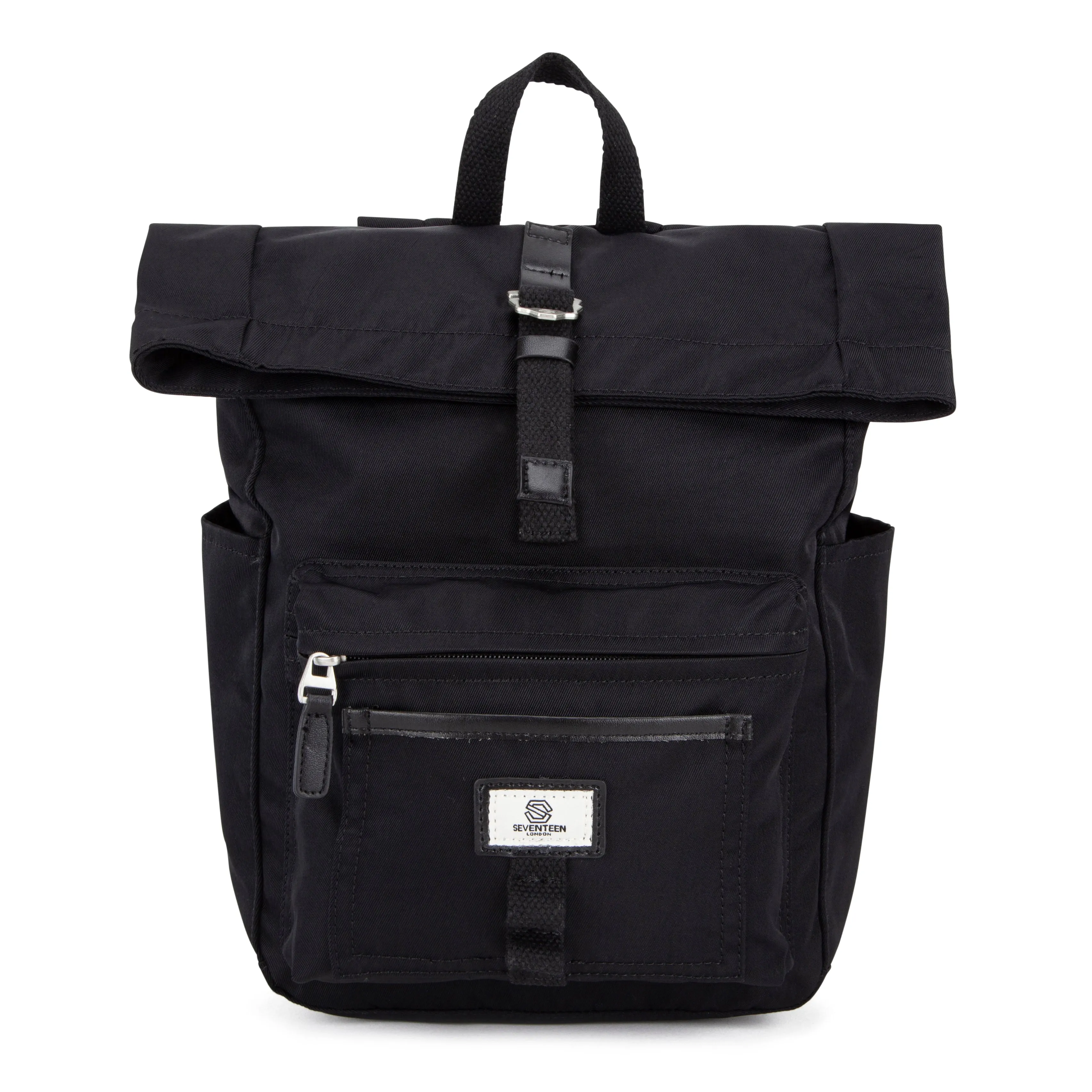 Canary Wharf Mini Backpack - Black with Black