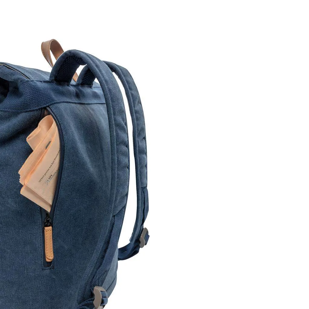 Canvas Laptop Backpack PVC Free