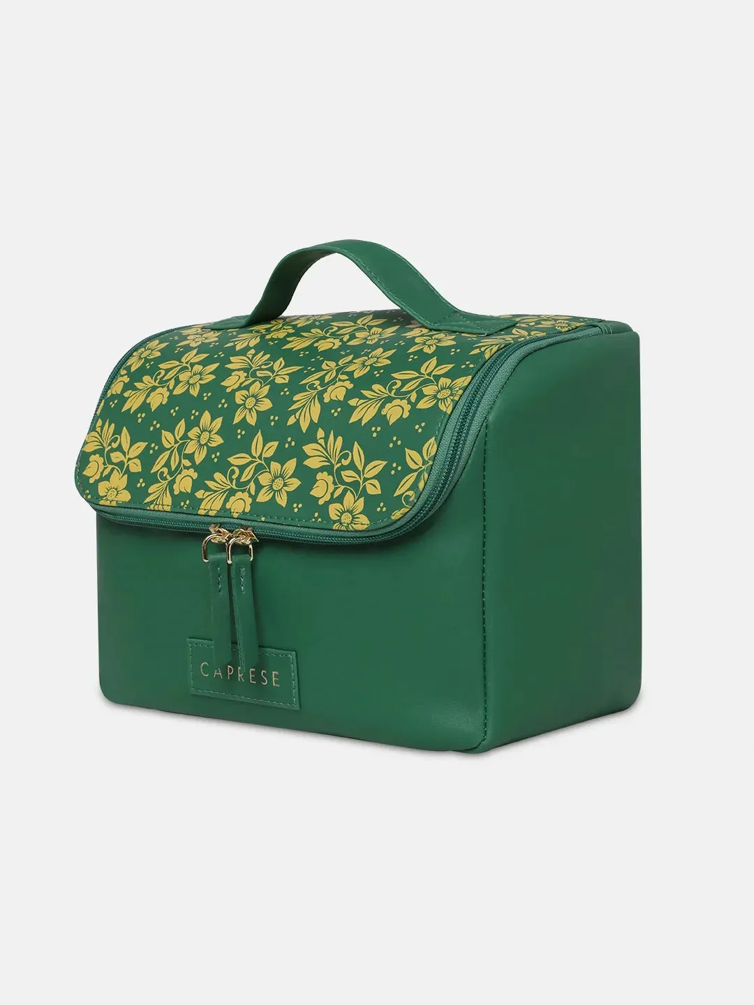 Caprese Bonita Vanity Case Medium Dark Green