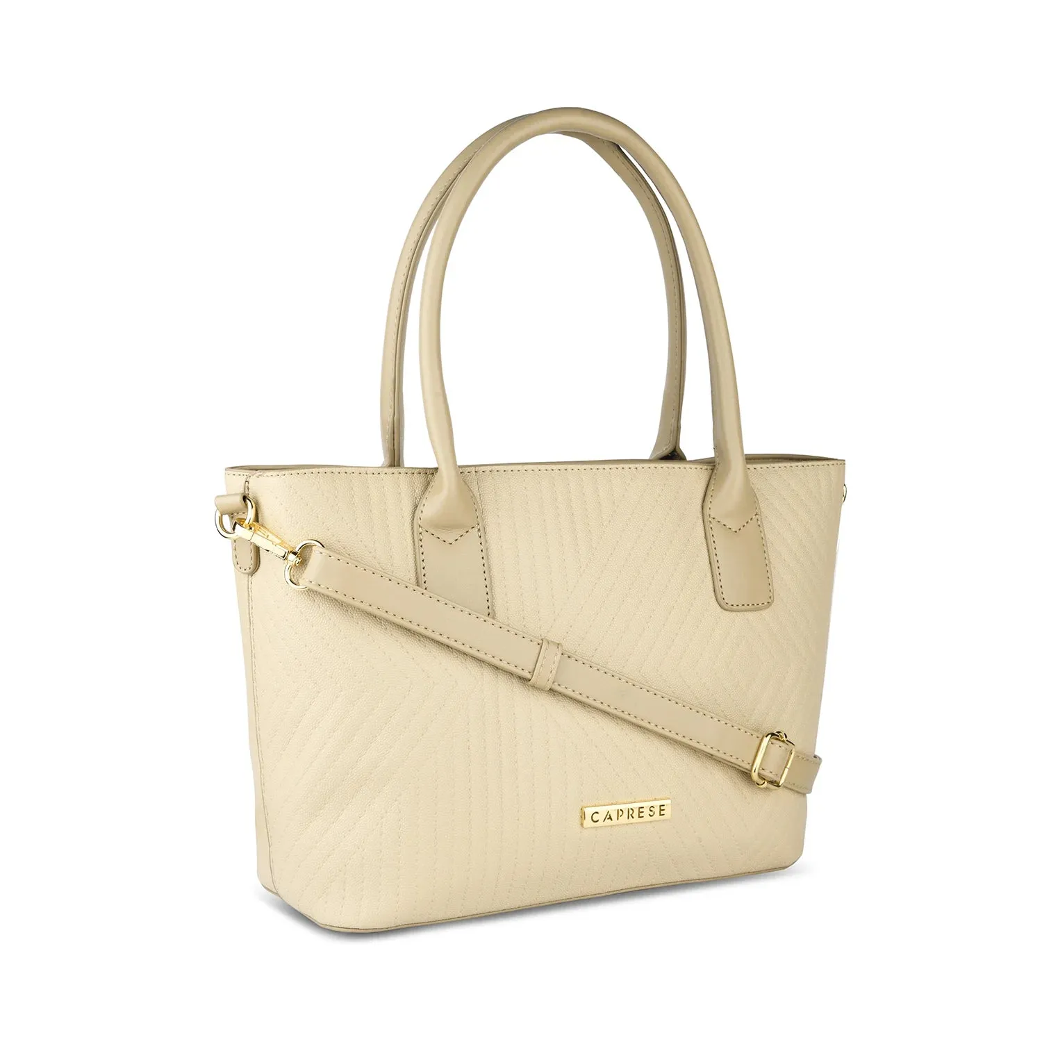 Caprese Lucya Tote Small Sand