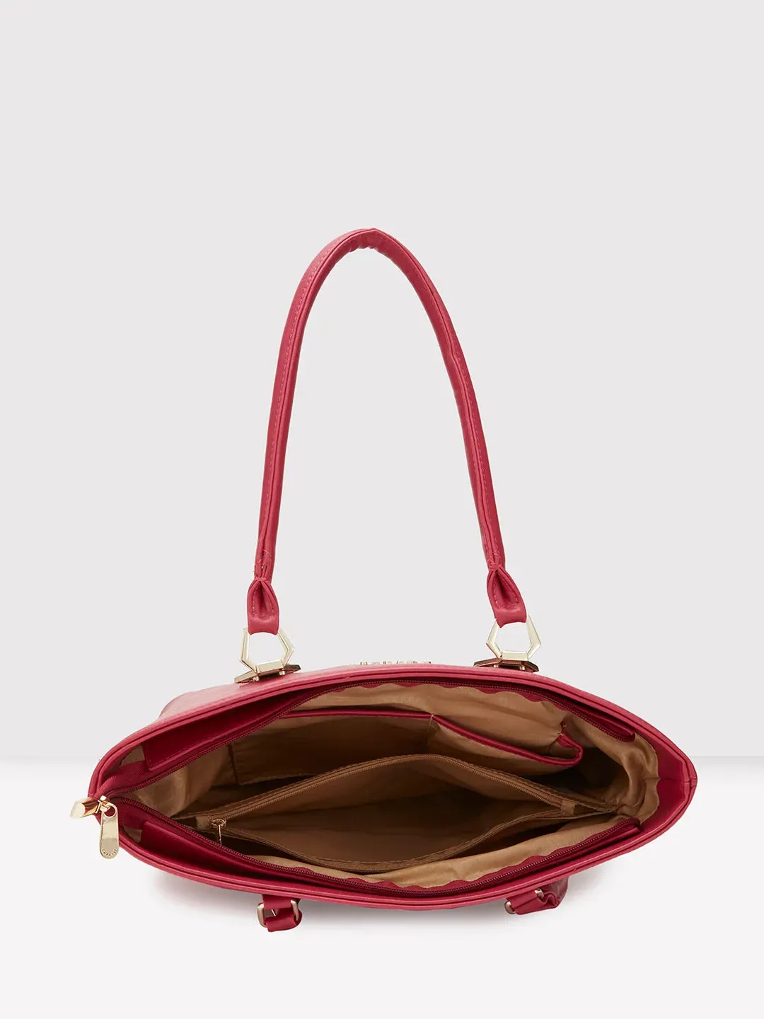 Caprese Lydia Tote Large Raspberry Pink