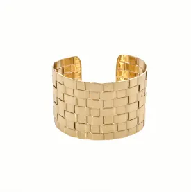 Charles Albert Jewelry Basket Weave Cuff