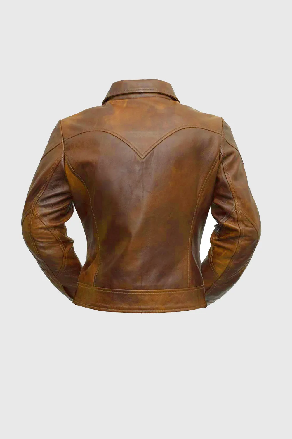 Charlotte womens Fashion Leather Jacket