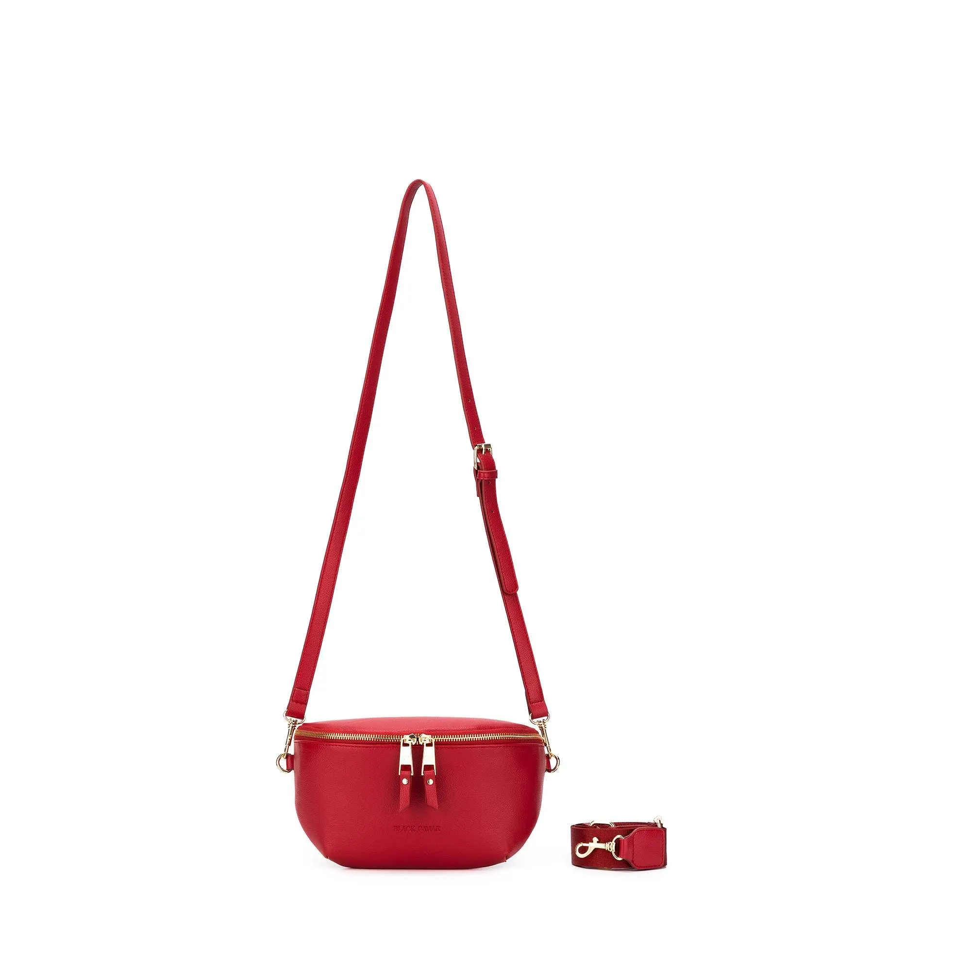 Chelsea Deep Red Crossbody 'Sling' Bag