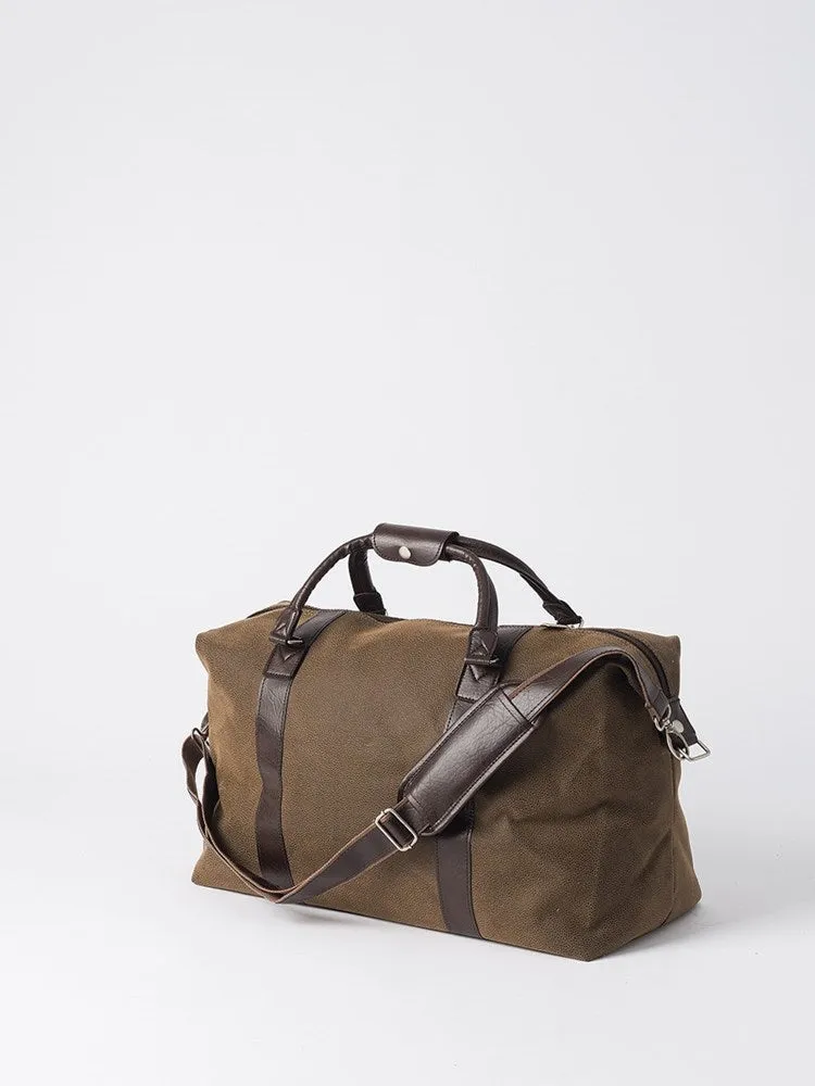 Citta Angola Weekender Bag Brown with Brown Handle 50x24x39cm