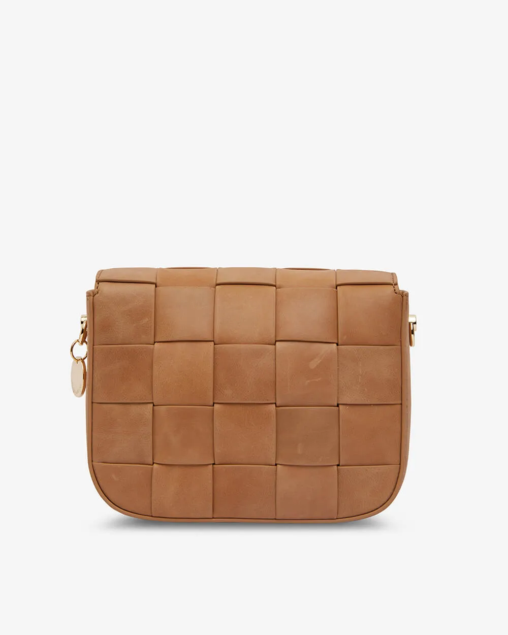 Clara Weave Crossbody - Vintage Tan