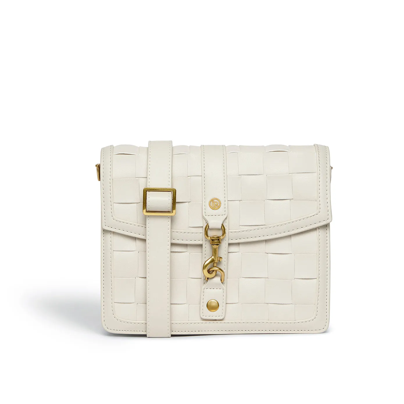 Daisy White Vegan Shoulder & Crossbody Bag