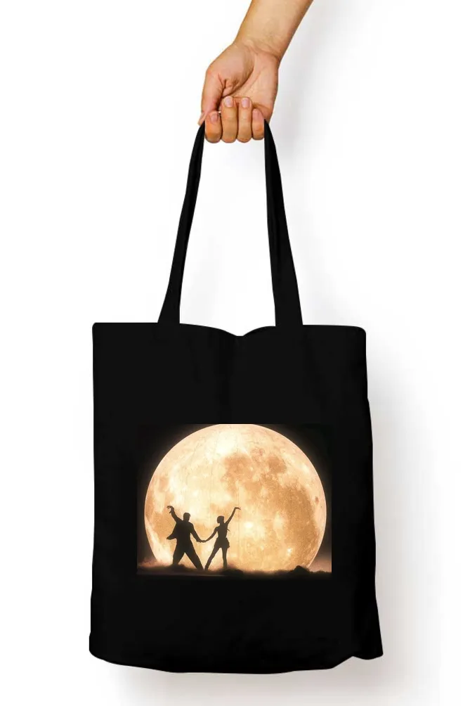 Dancing under the Moon Abstract Tote Bag