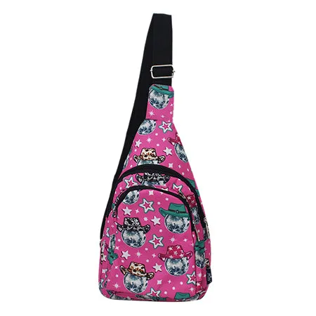 Disco Cowgirl NGIL Large Sling Backpack