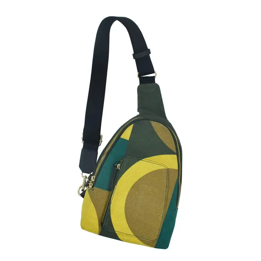 DUPATA CHIHIRO SLING CROSSBODY BAG GREEN