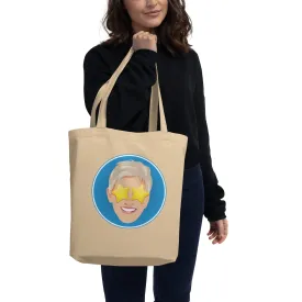 Ellen Emoji Star Eyes Tote- Natural