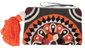 Ellie Handmade Wayuu Punch-needle Clutch