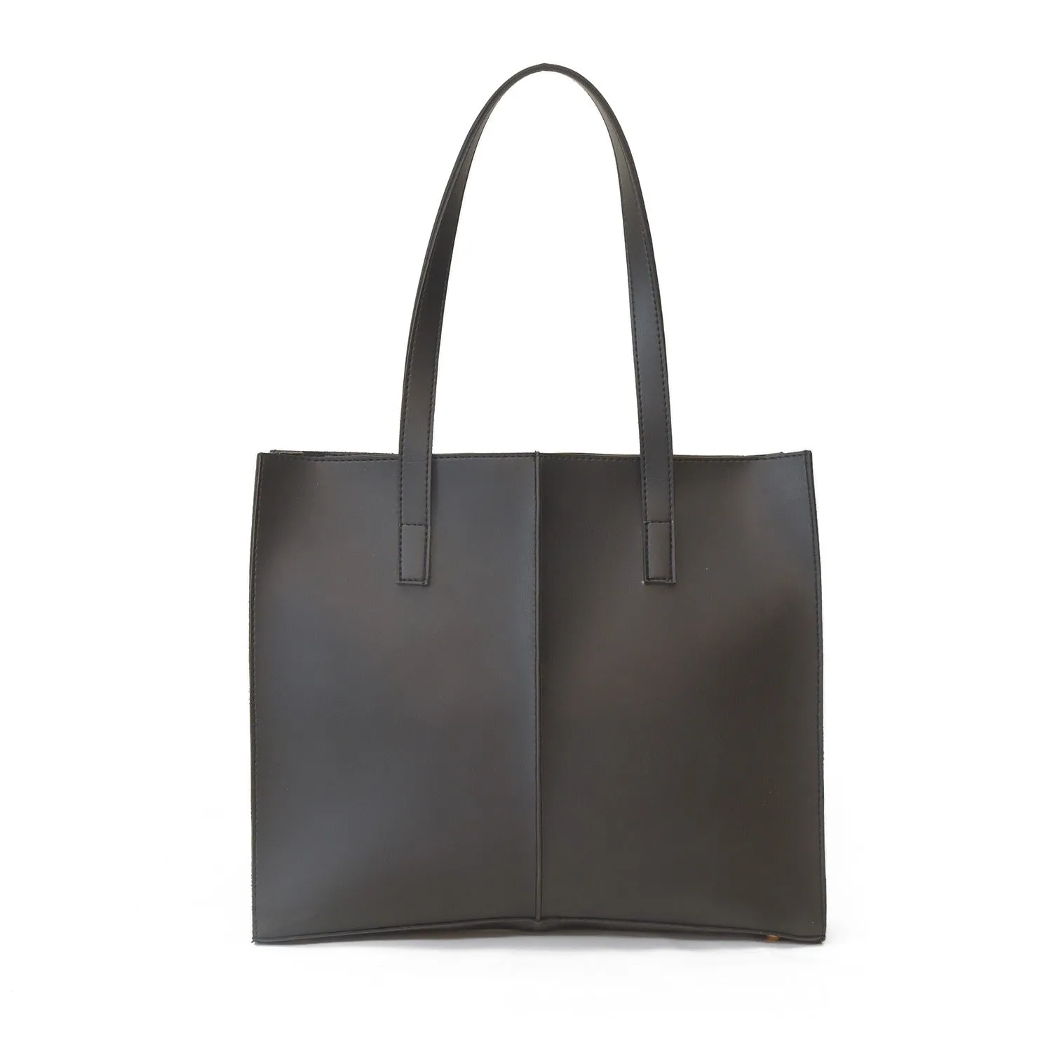 Everyday tote shoulder bag black