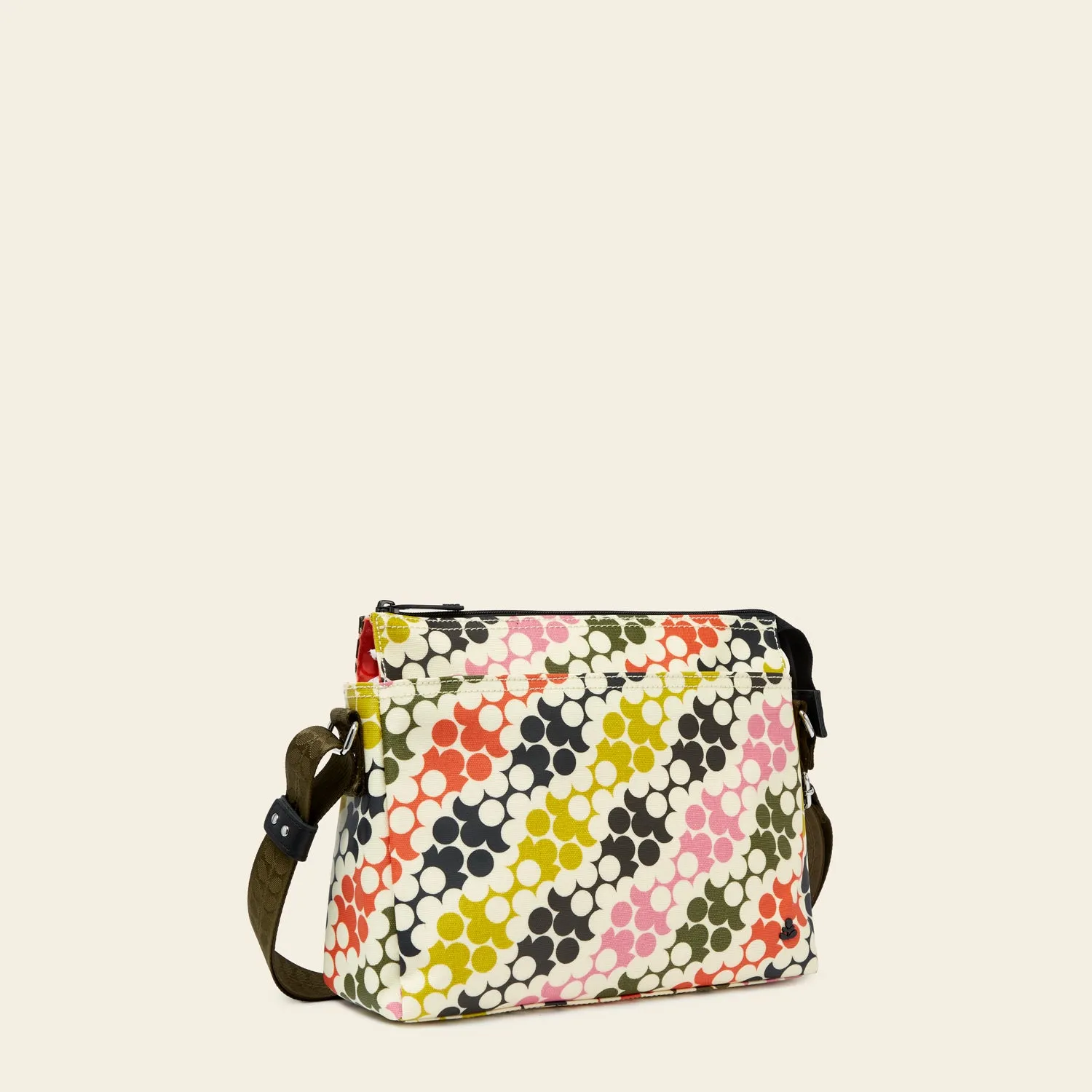 Fielder Crossbody - Puzzle Flower Multi