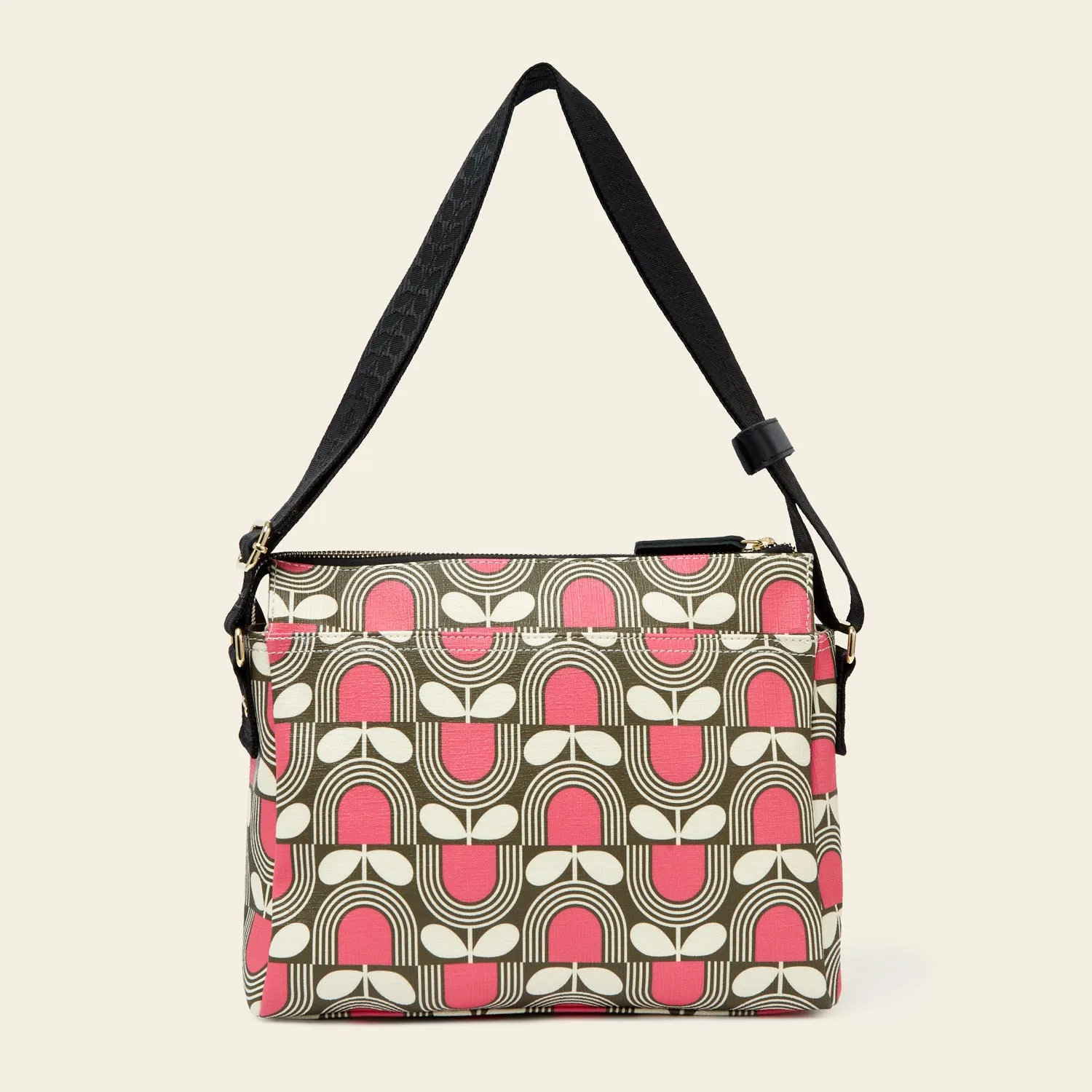 Fielder Crossbody - Striped Tulip Fuchsia