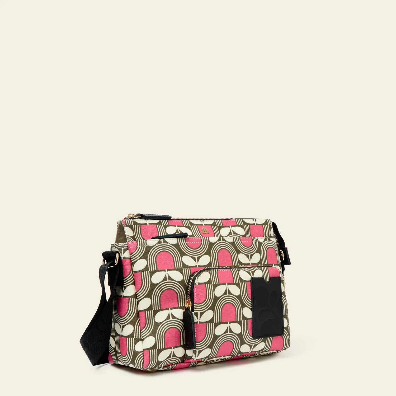 Fielder Crossbody - Striped Tulip Fuchsia