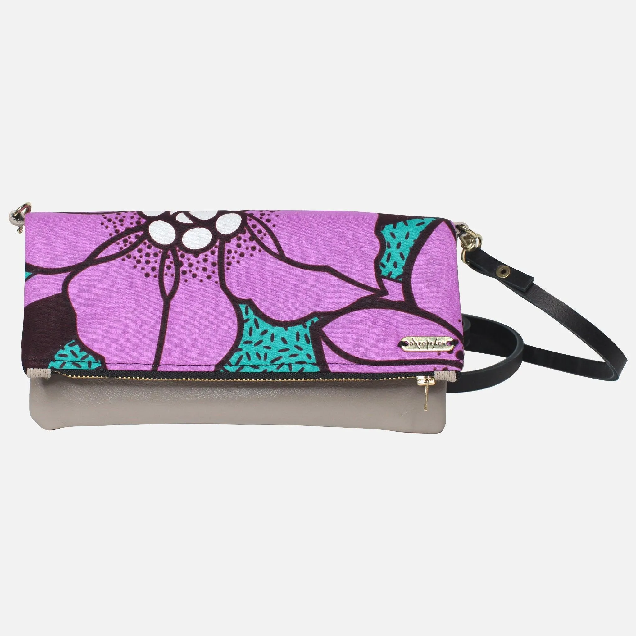 Floral Purses Ankara Lilac Leather