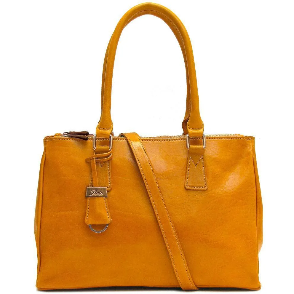 Floto Leather Roma Satchel Bag