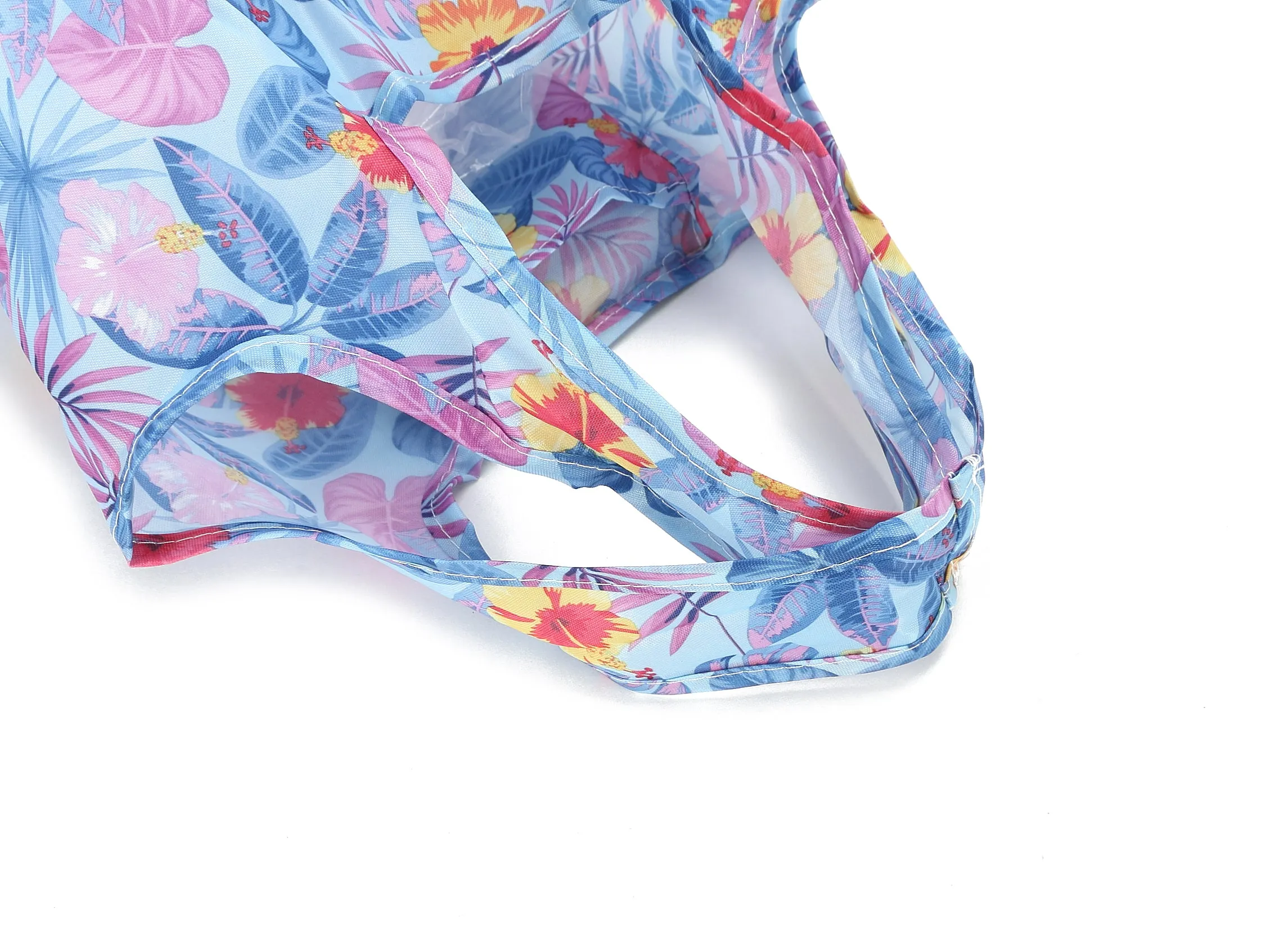 Foldable Bag Joy Floral Blue